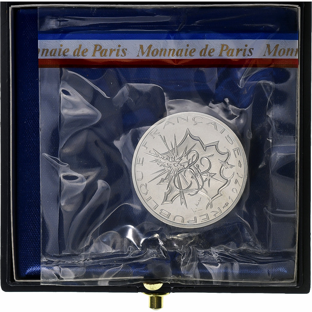 France, 10 Francs, Mathieu, 1976, MDP, Piéfort, Silver, UNC, Gadoury:186.P2