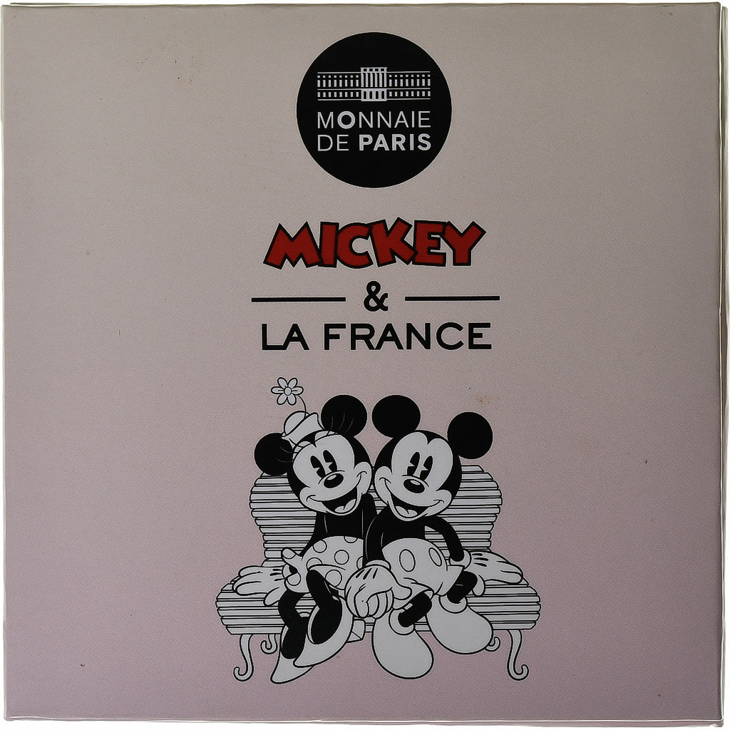 France, 50 Euro, Mickey & la France, Montmartre, 2018, MDP, Argent, FDC