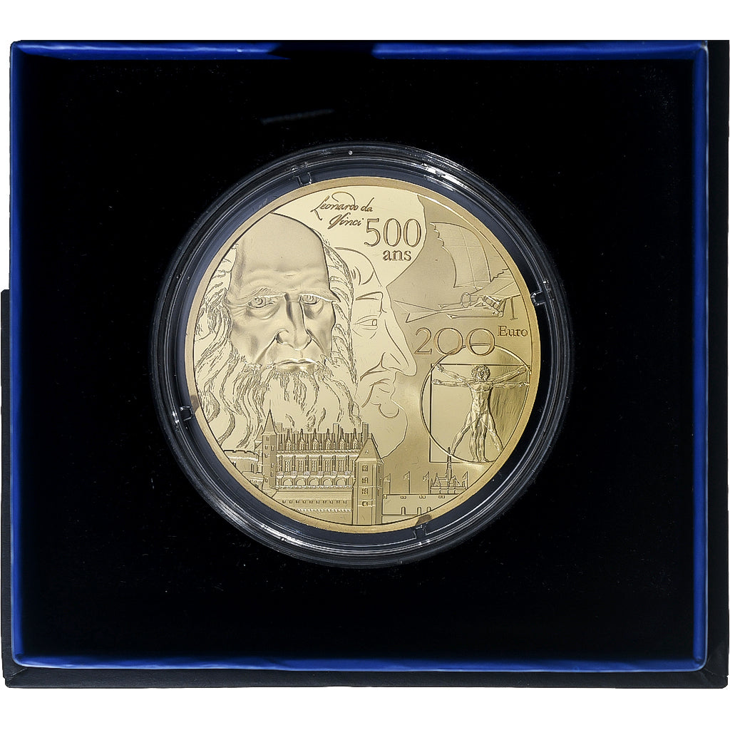 France, 200 Euro / 1 Oz, Europa, époque renaissance, BE, 2019, MDP, Or, FDC