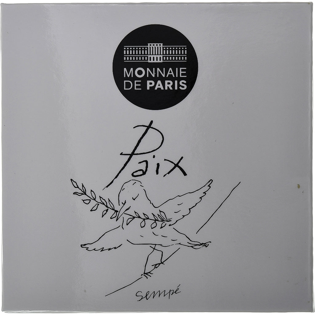 Francia, 50 Euro, Sempé - Paix - Printemps/Été, 2014, MDP, Argento, FDC