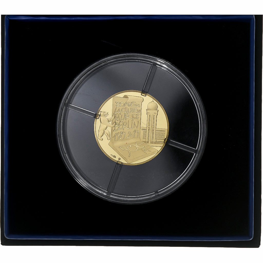 Frankreich, 50 Euro, Chute du Mur de Berlin, PP, 2019, MDP, Gold, STGL