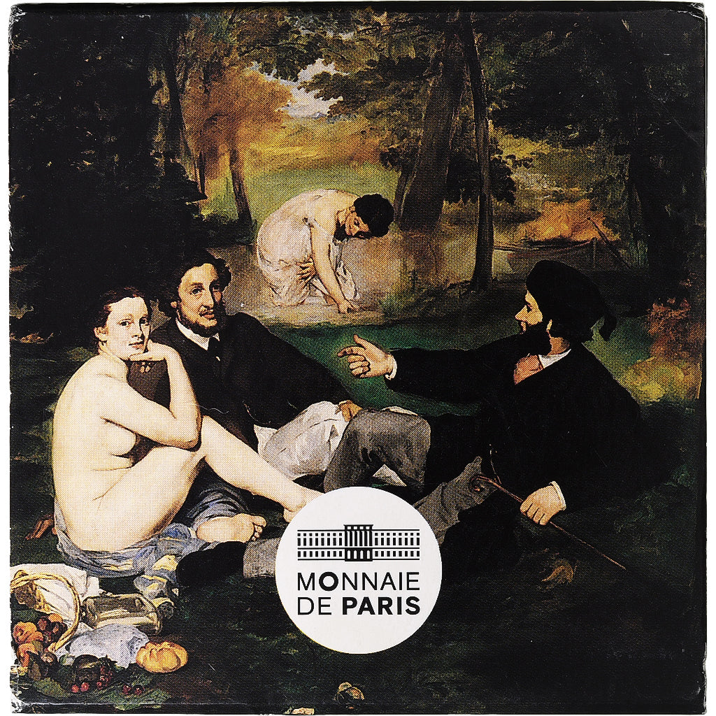 France, 10 Euro, Claude Monet, Le Déjeuner sur l'herbe, Proof, 2017, MDP