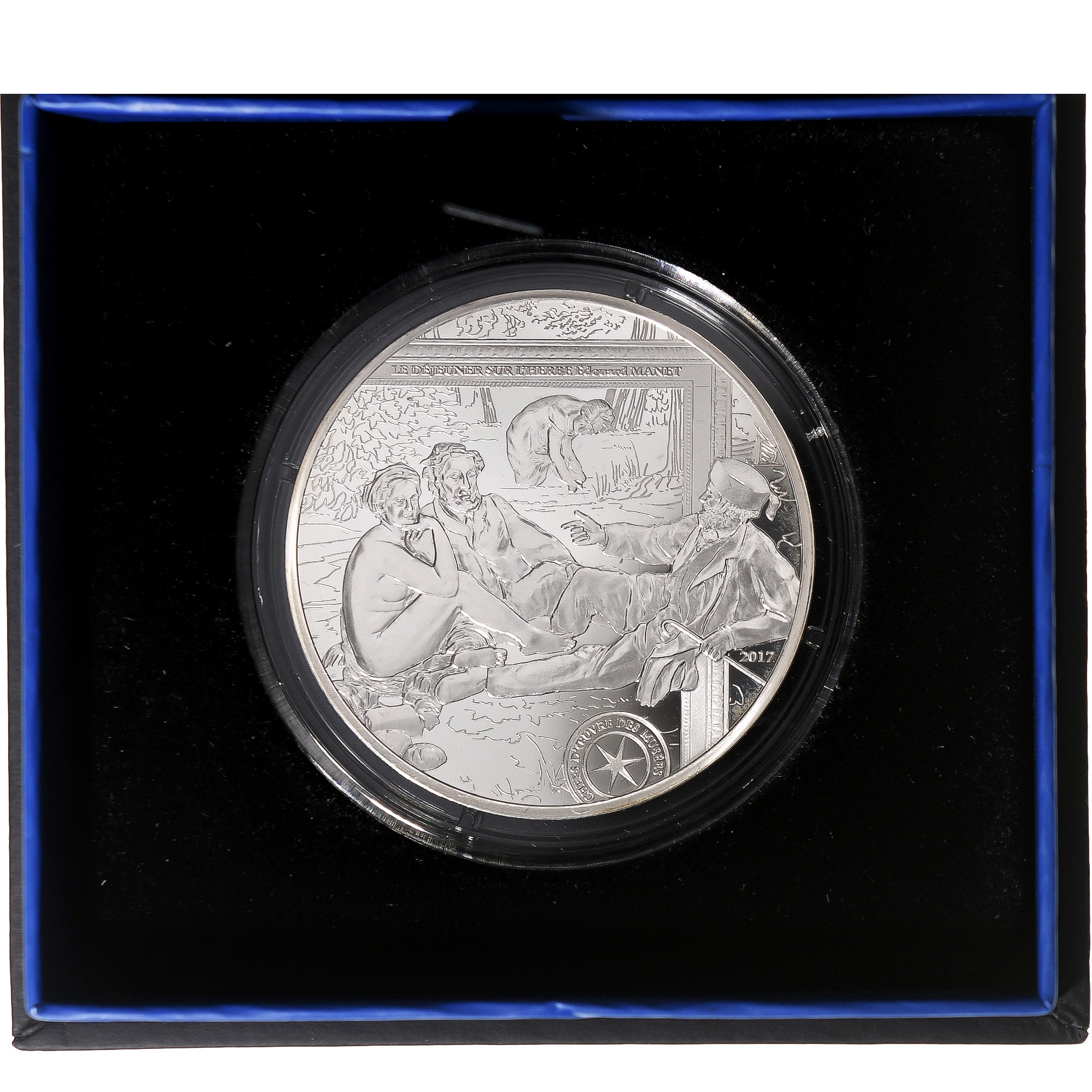 France, 10 Euro, Claude Monet, Le Déjeuner sur l'herbe, Proof, 2017, MDP
