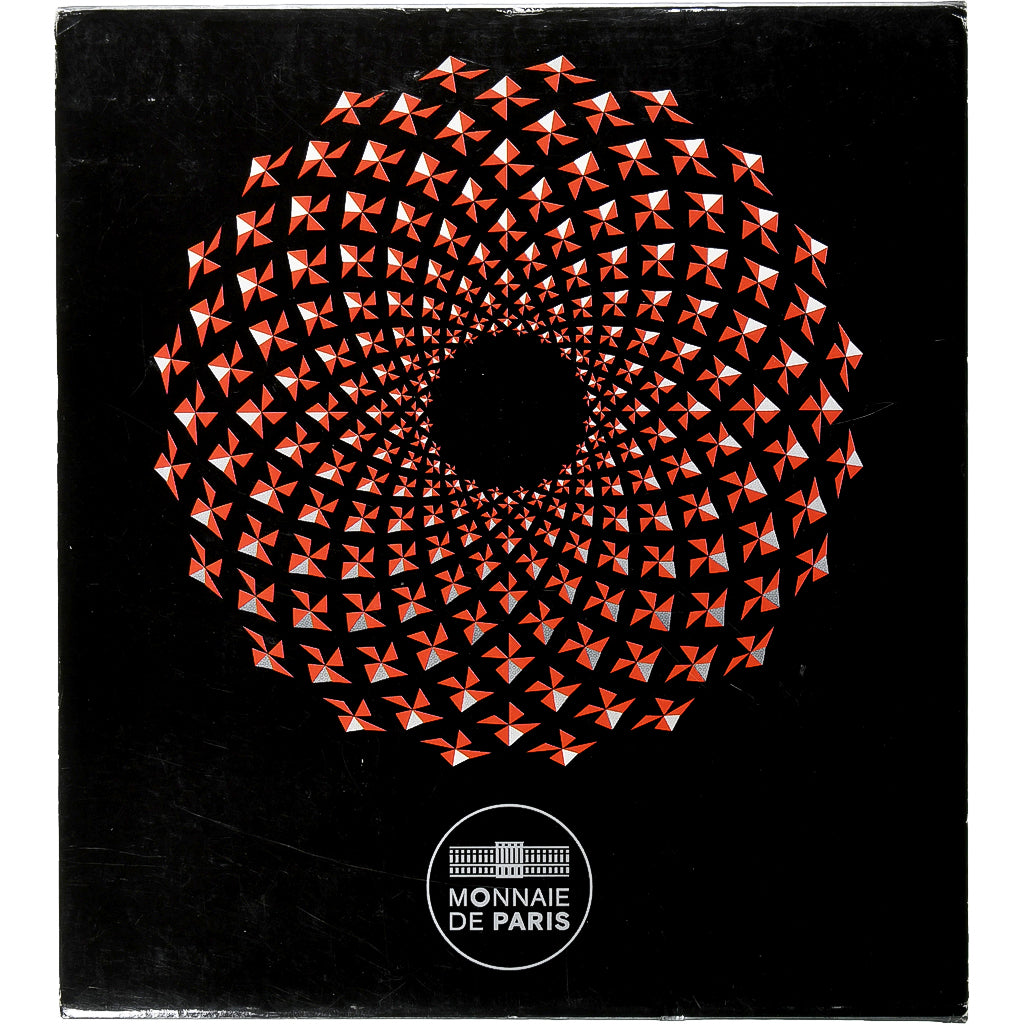 Francja, 10 Euro, Excellence Française, Baccarat, Proof, 2014, MDP, Srebro