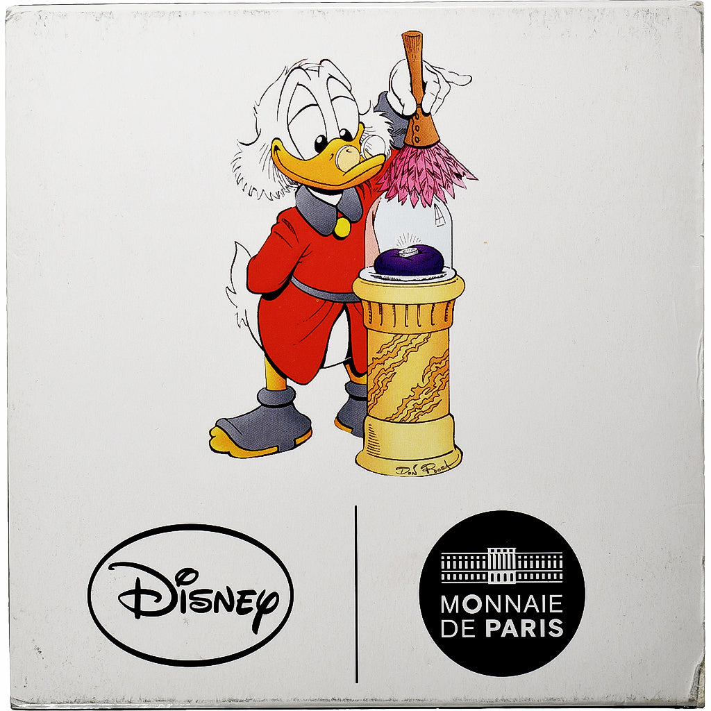 France, 50 Euro / 5 Oz, La Bande à Picsou, Jeunesse de Picsou, BE, Colorized