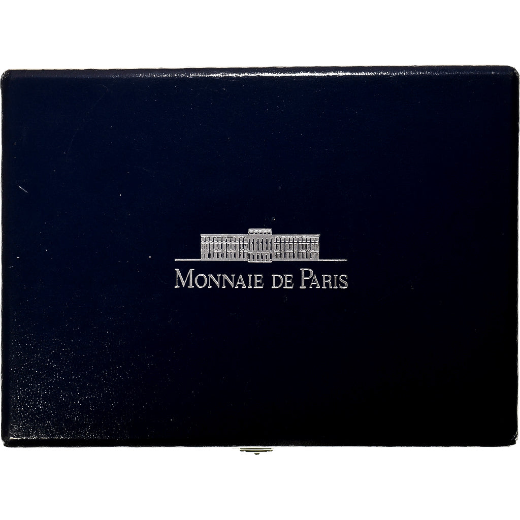 France, Coffret 5F & 2x 100F, Terres Australes, 1992, MDP, BE, Argent, FDC