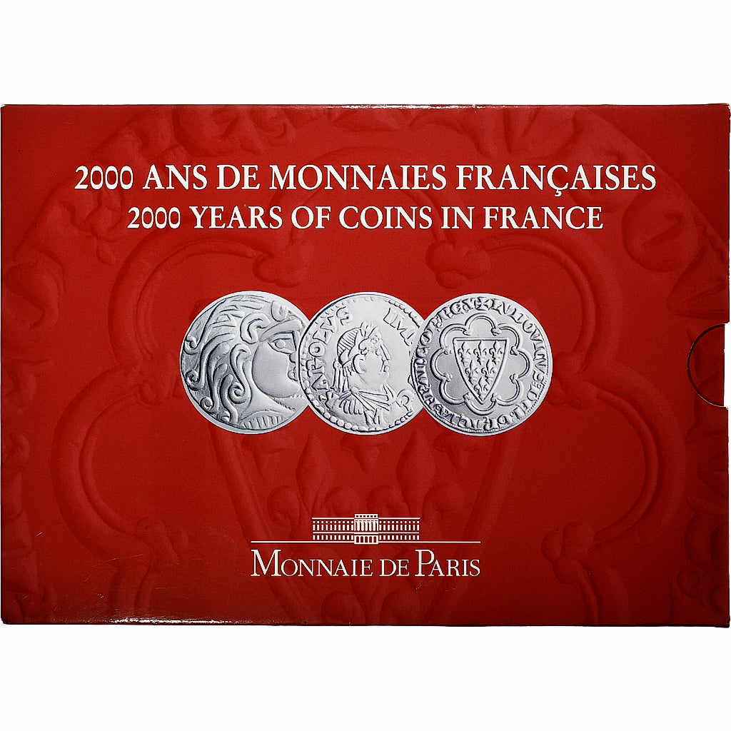 Frankrijk, Coffret 3x 5 Francs, 2000 Ans de Monnaies Françaises (1/3), 2000