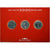 France, Coffret 3x 5 Francs, 2000 Ans de Monnaies Françaises (1/3), 2000, MDP
