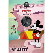 Francja, 10 Euro, Mickey Balade de toute beauté, 2018, MDP, Srebro, MS(63)