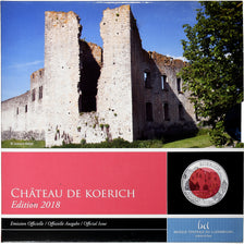Lussemburgo, Henri, 5 Euro, Château de Koerich, FS, 2018, Bi-metallico, FDC