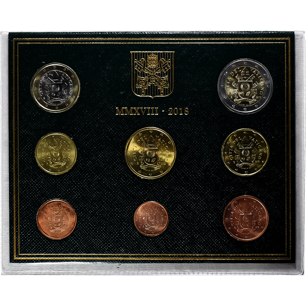 Vatican, Francis, Set 1 ct. - 2 Euro, 2018, Rome, MS(65-70)