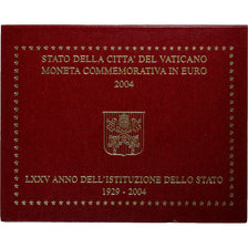 Vatican, John Paul II, 2 Euro, Foundation of the Vatican, 75th Anniversary, BU