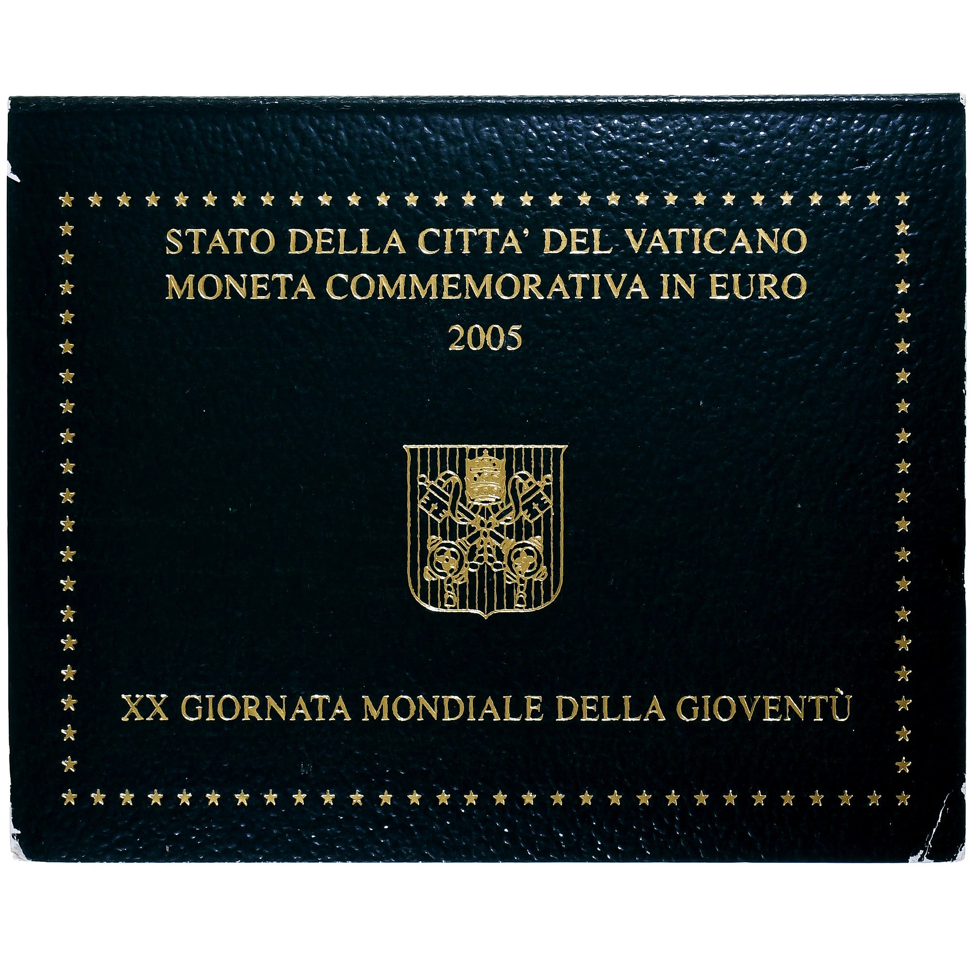 Vatican, Benedict XVI, 2 Euro, 20th World Youth Day, BU, 2005, Rome