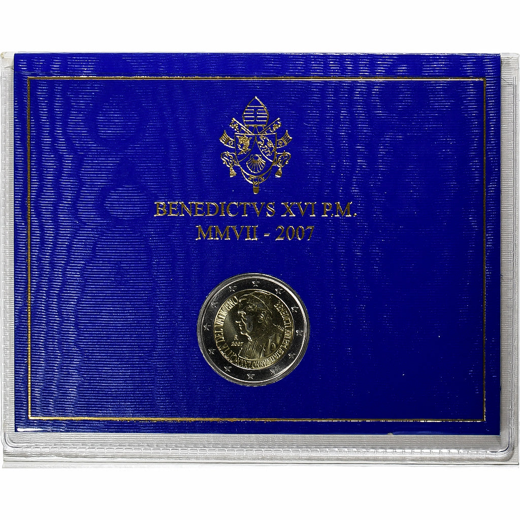 Vatican, Benedict XVI, 2 Euro, 80th birthday Pope Benedict XVI, BU, 2007, Rome