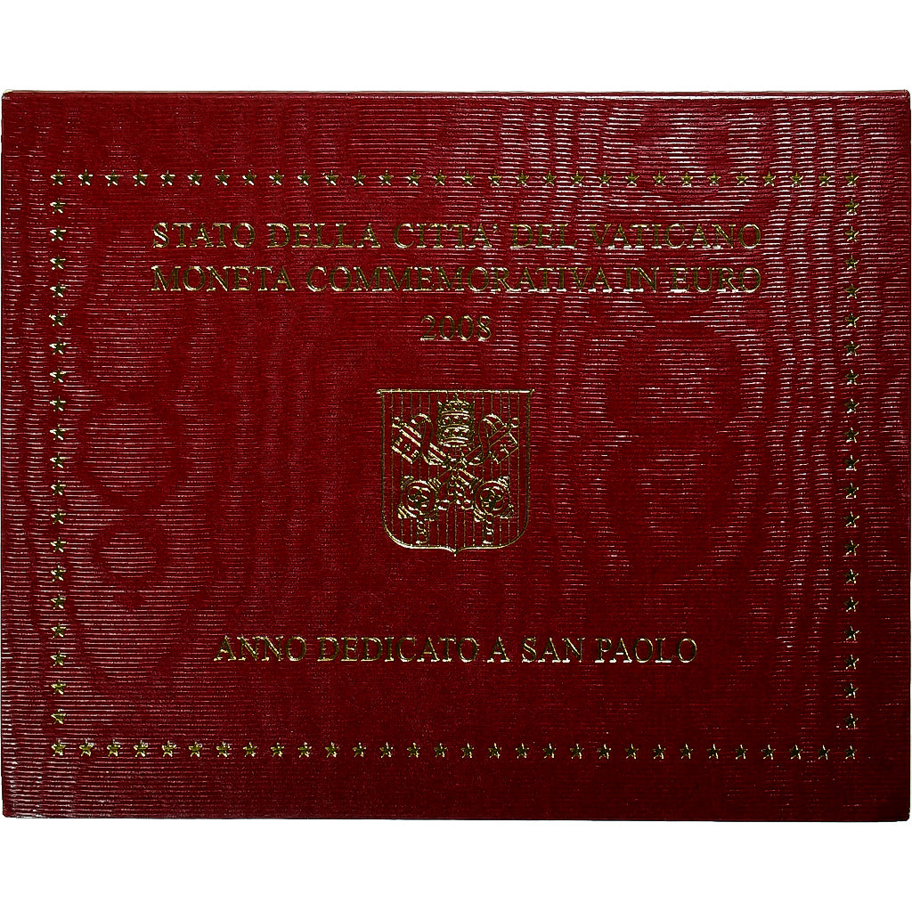 Vatican, Benedict XVI, 2 Euro, The Year of St. Paul, BU, 2008, Rome