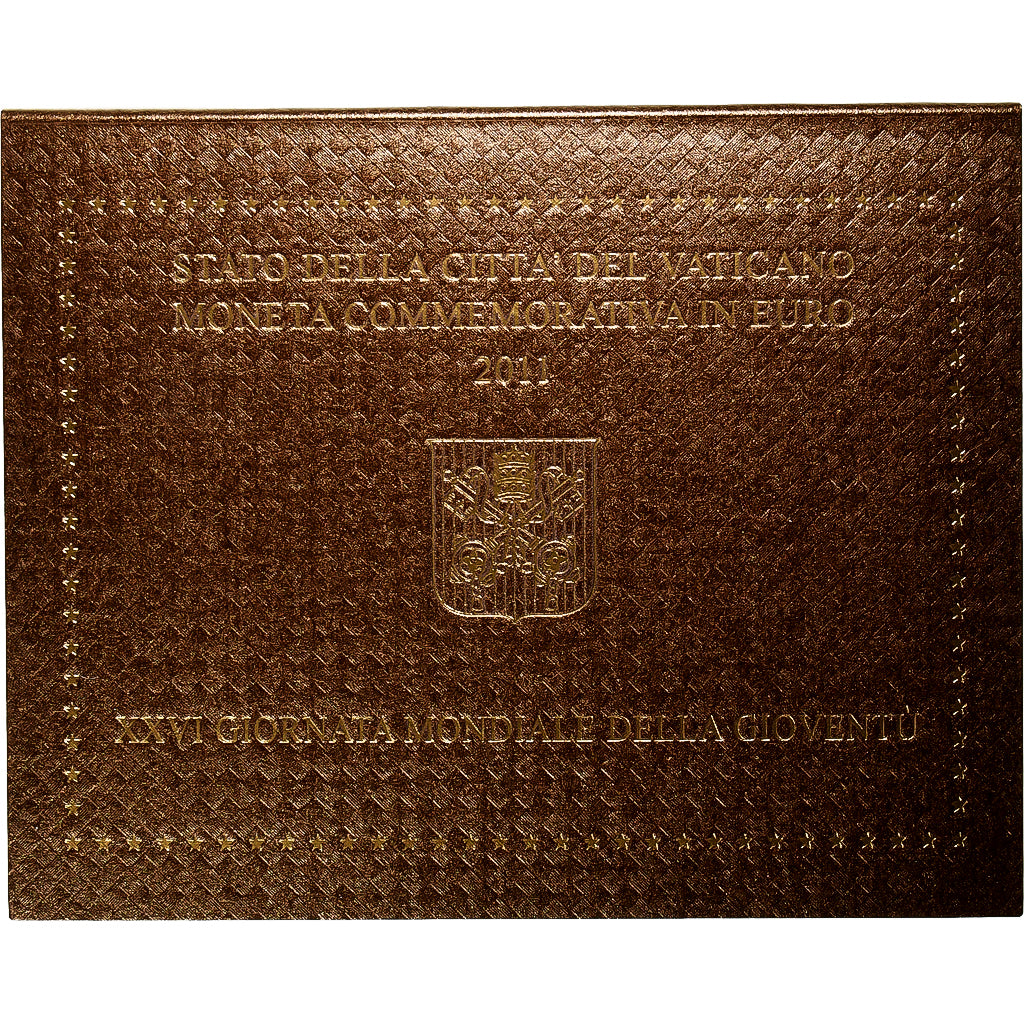 Vaticano, Benedict XVI, 2 Euro, 26th World Youth Day, BU, 2011, Rome