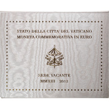 Vatican, Sede Vacante, 2 Euro, BU, 2013, Rome, Bi-Metallic, MS(64)