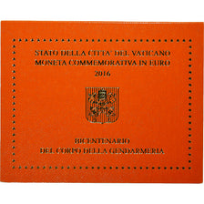 Vaticaan, Francis, 2 Euro, Bicentenary of the Vatican Gendarmerie, BU, 2016