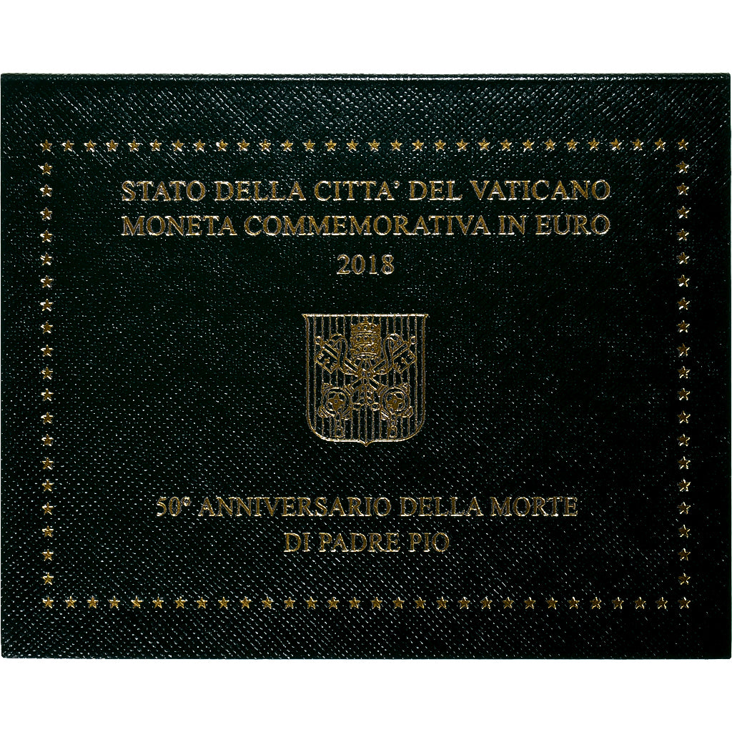 Vaticano, Francis, 2 Euro, 50th Anniversary of the death of Padre Pio, BU, 2018