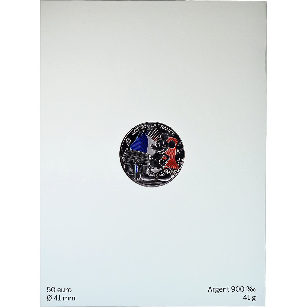 France, 50 Euro, Mickey & la France (Champs-Elysées), Colorized, 2018, MDP
