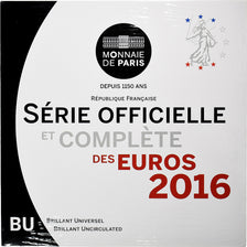 France, Coffret 1c. à 2€, BU, 2016, MDP, MS(65-70)