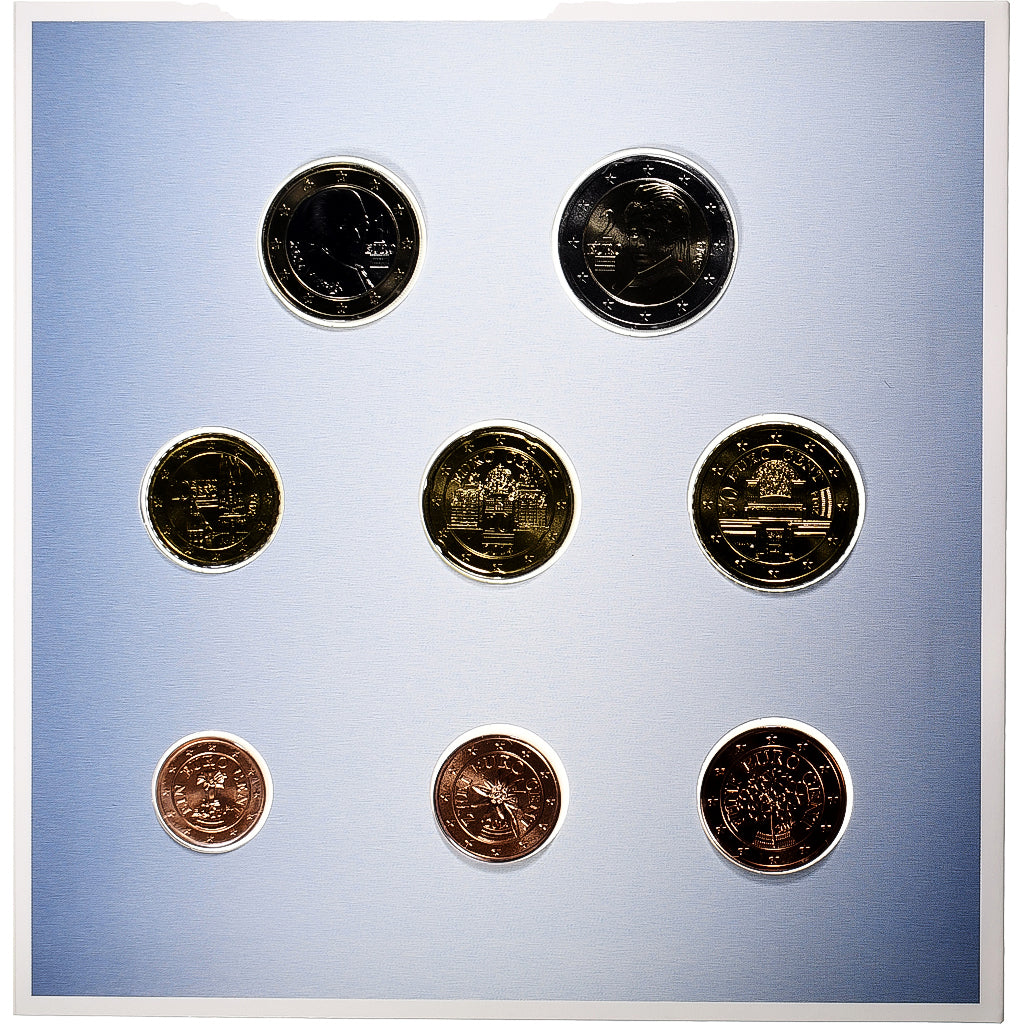 Österreich, Set 1 ct. - 2 Euro, 2014, Vienna, STGL