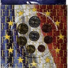 France, Coffret 1c. à 2€, BU, 1999, MDP, MS(65-70)