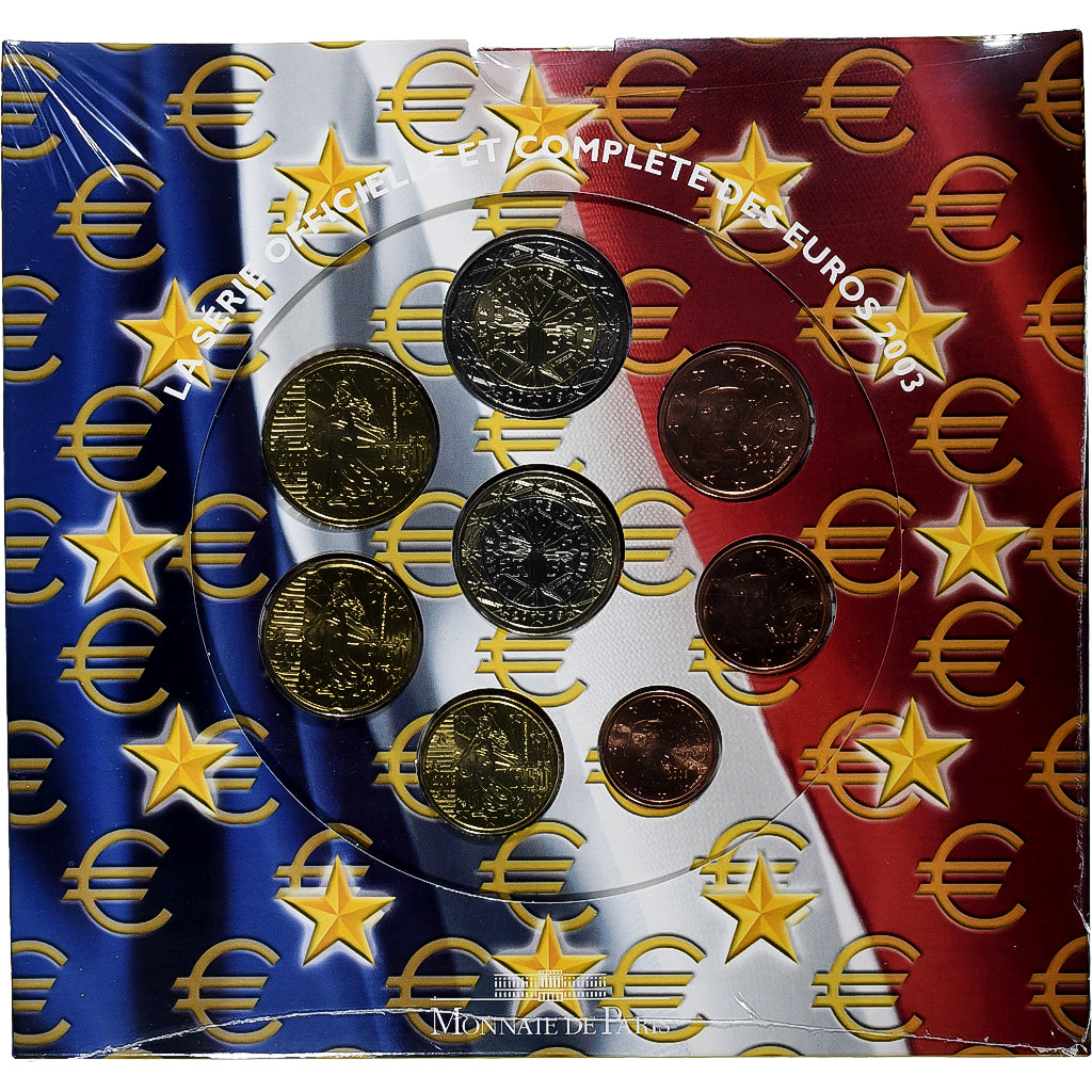 Frankrijk, Coffret 1c. à 2€, BU, 2003, MDP, n.v.t., FDC