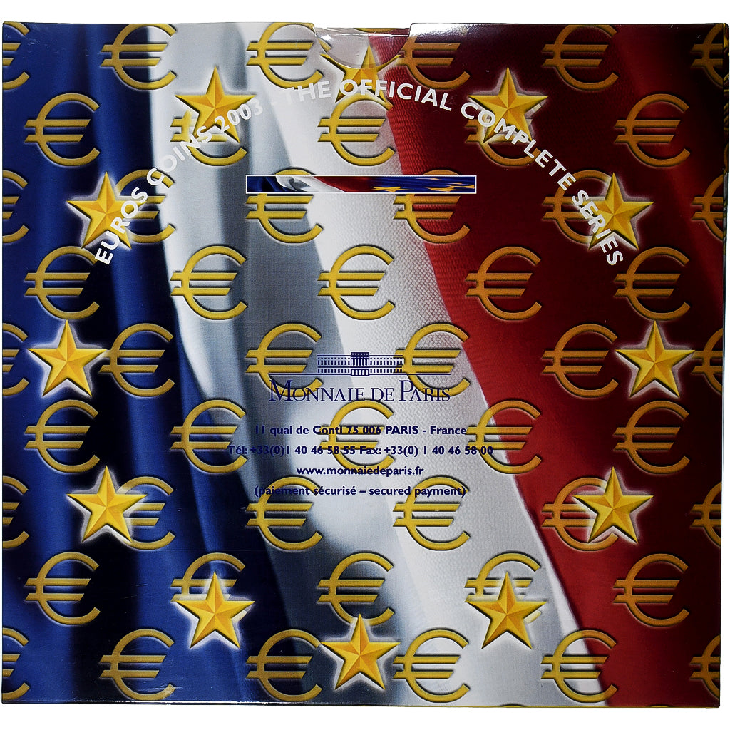 Frankrijk, Coffret 1c. à 2€, BU, 2003, MDP, n.v.t., FDC