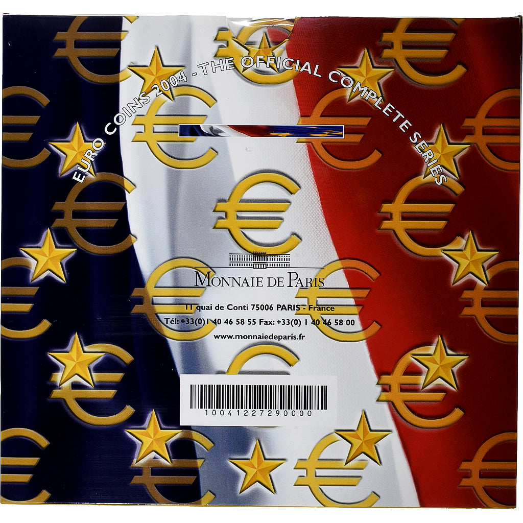 France, Coffret 1c. à 2€, BU, 2004, MDP, MS(65-70)