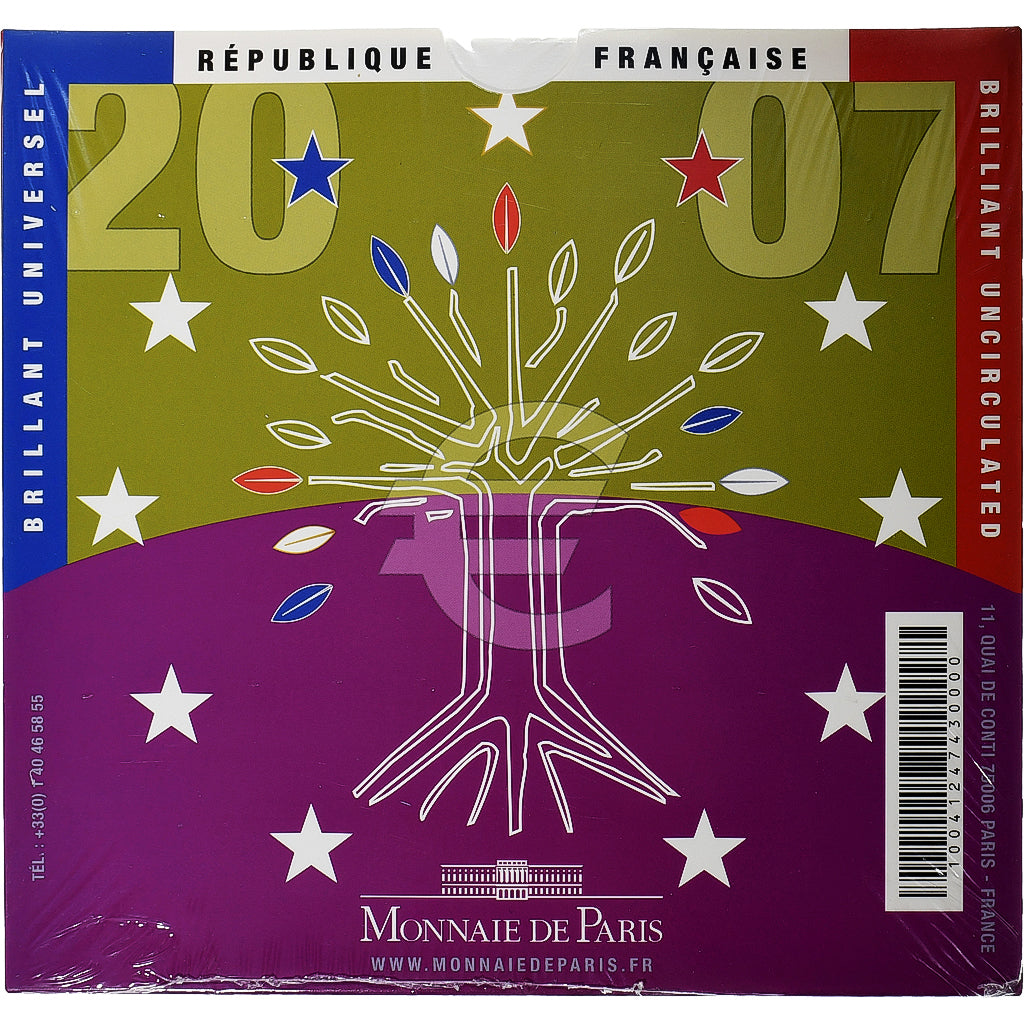 Frankrijk, Coffret 1c. à 2€, BU, 2007, MDP, n.v.t., FDC