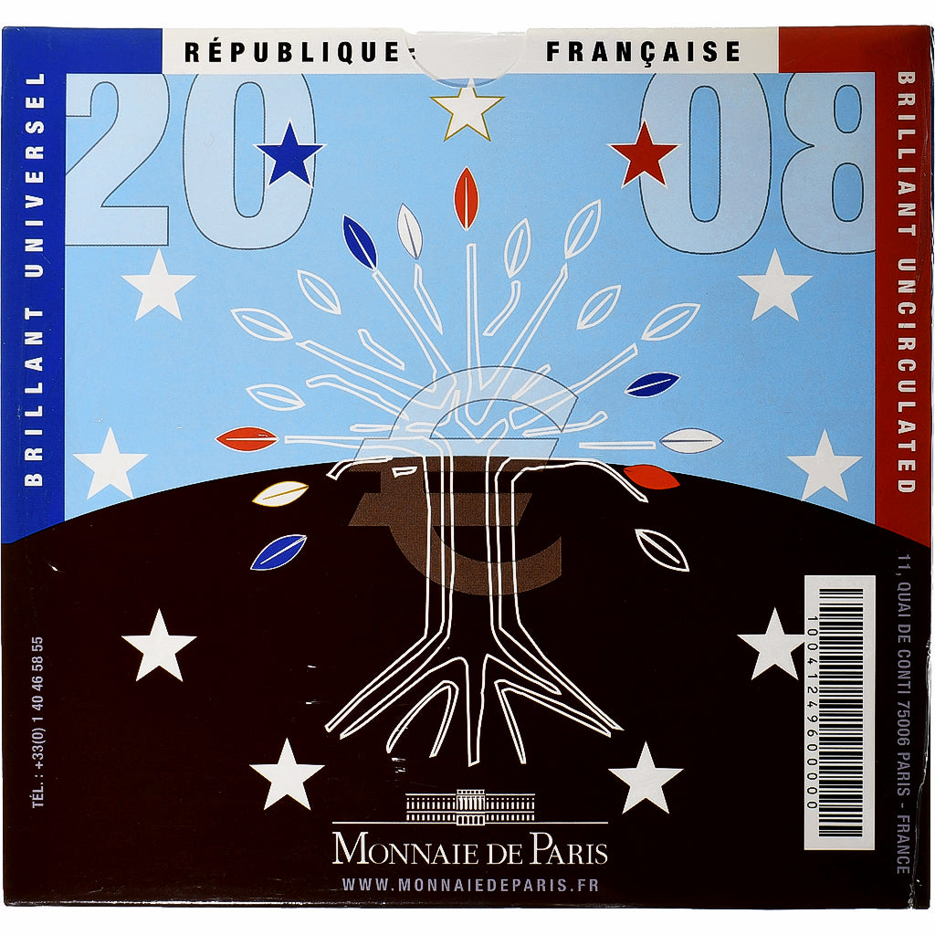 France, Coffret 1c. à 2€, BU, 2008, MDP, MS(65-70)