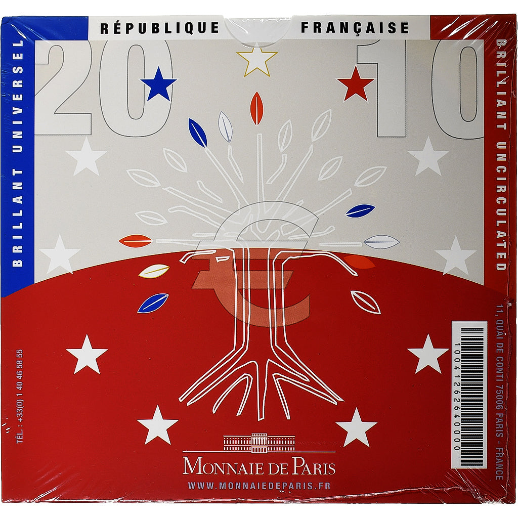 France, Coffret 1c. à 2€, BU, 2010, MDP, MS(65-70)