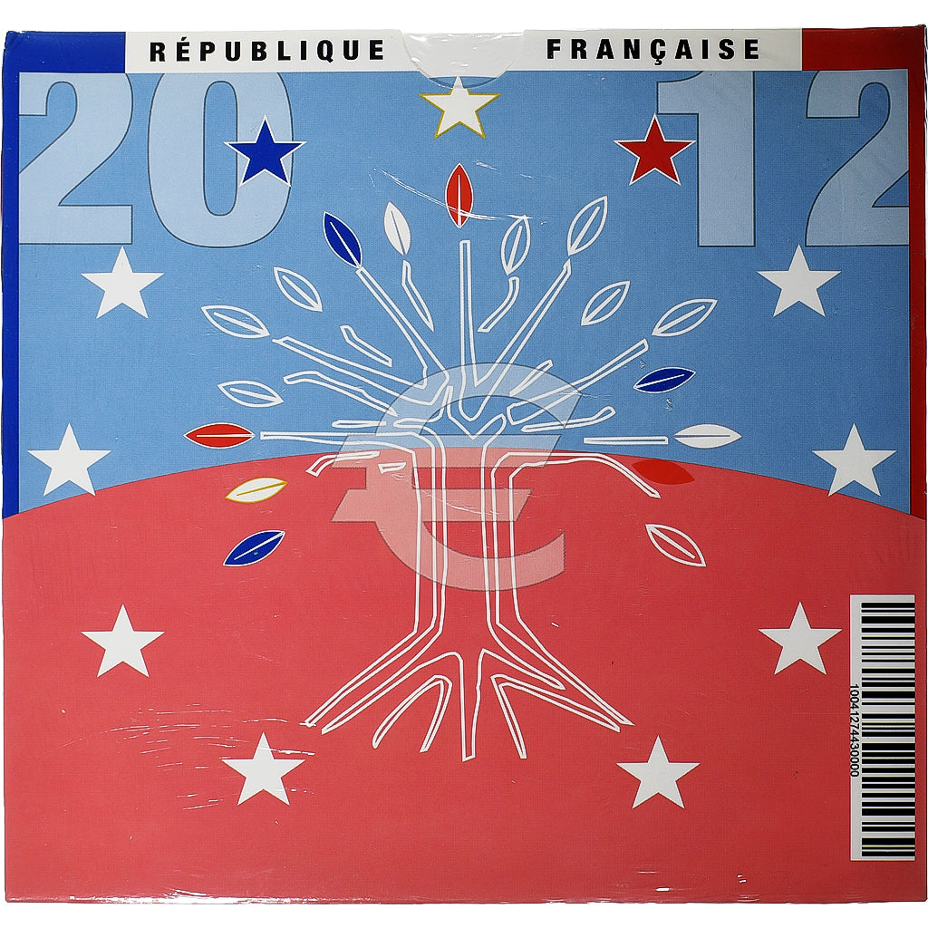 França, Coffret 1c. à 2€, BU, 2012, MDP, N/D, MS(65-70)