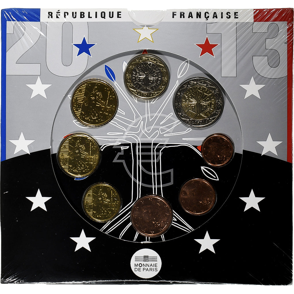 France, Coffret 1c. à 2€, BU, 2013, MDP, MS(65-70)