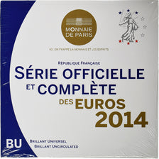 France, Coffret 1c. à 2€, BU, 2014, MDP, MS(65-70)