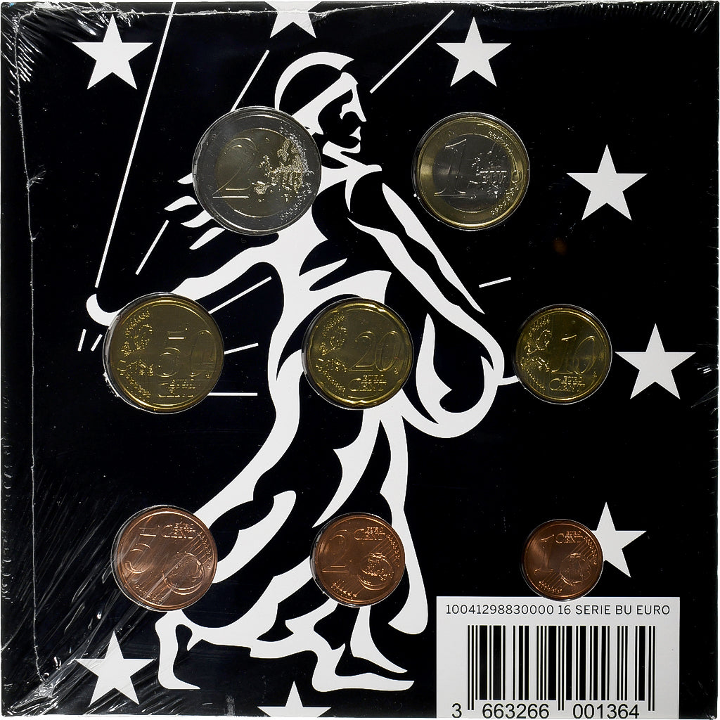 France, Coffret 1c. à 2€, BU, 2016, MDP, MS(65-70)