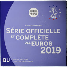 France, Coffret 1c. à 2€, BU, 2019, MDP, MS(65-70)