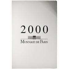 France, Coffret 1 c. à 100 frs., 2000, MDP, Proof, MS(65-70)