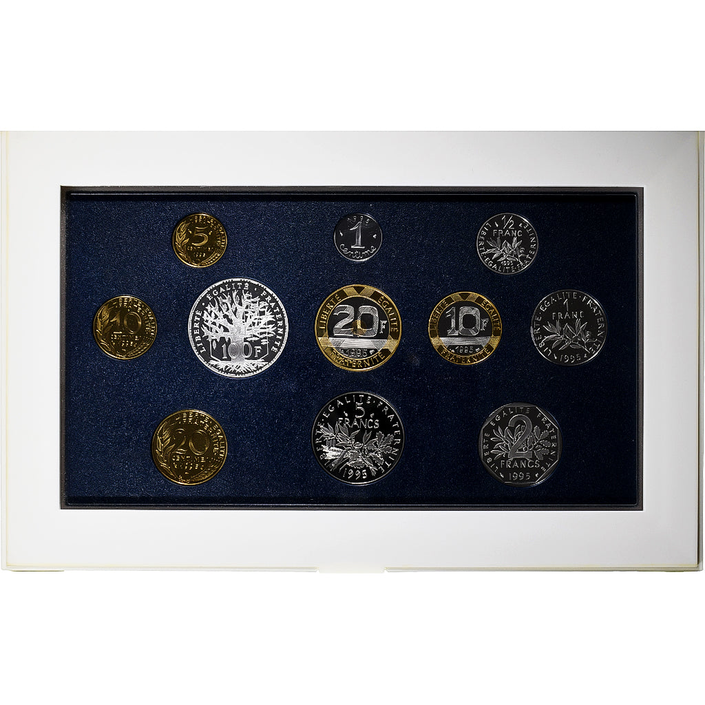 Frankrijk, Coffret 1 c. à 100 frs., 1995, MDP, Proof, n.v.t., FDC