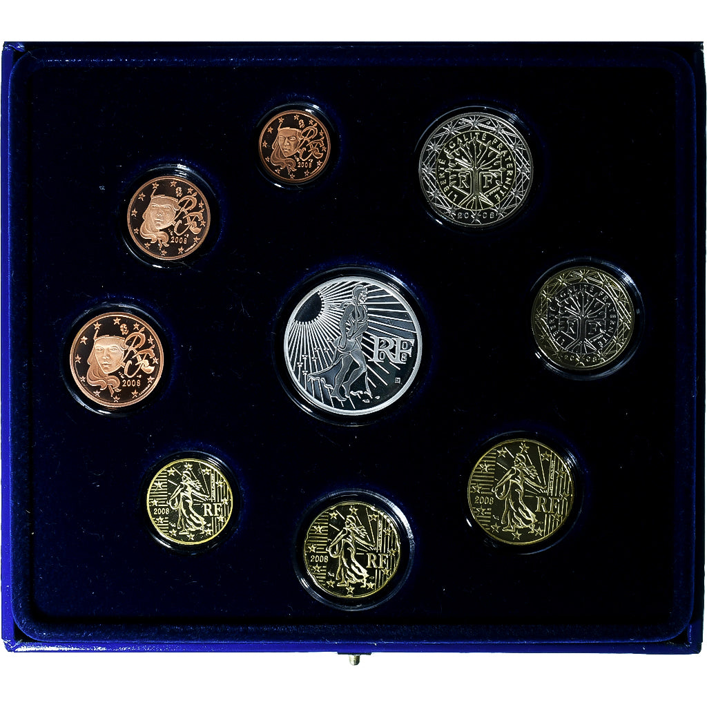 Frankrijk, Coffret 1c. à 15€, Proof, 2008, MDP, n.v.t., FDC