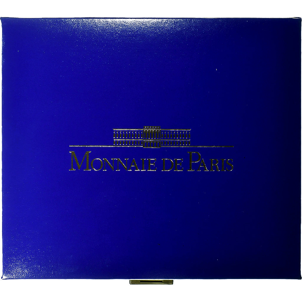 France, Coffret 1c. à 15€, Panthéon, Proof, 2007, MDP, Silver, MS(65-70)