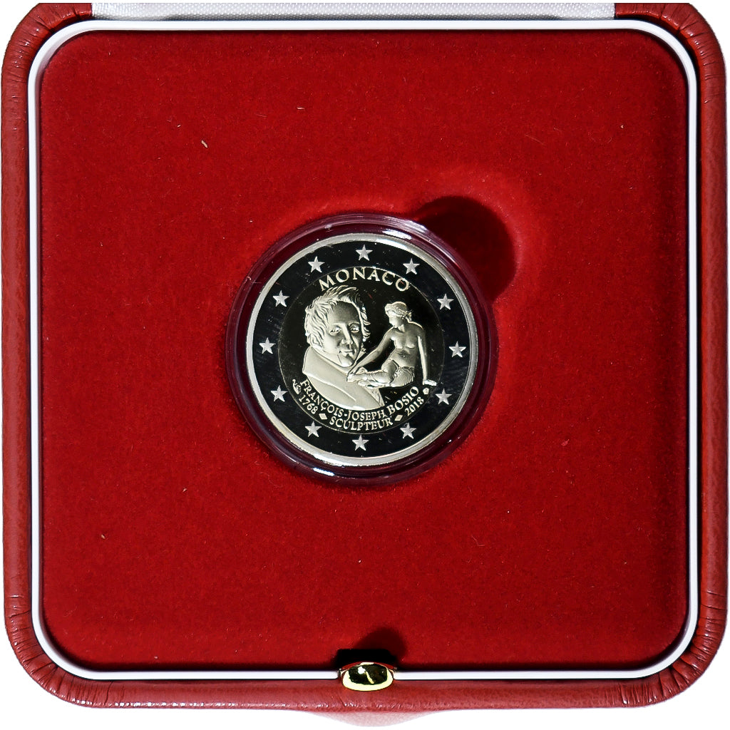 Monaco, Albert II, 2 Euro, François-Joseph Bosio, Proof, 2018, MDP