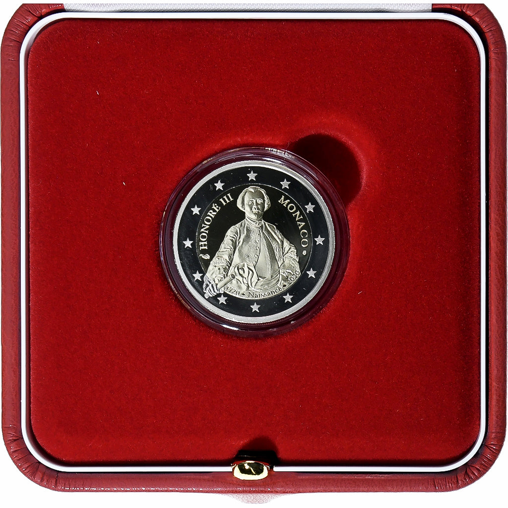 Monaco, Albert II, 2 Euro, Naissance d'Honoré III, PP, 2020, MDP, Bi-Metallic