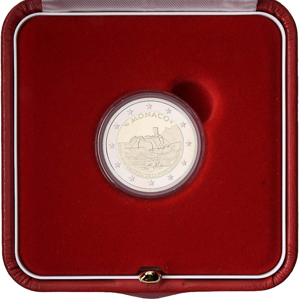Monaco, Albert II, 2 Euro, 800 ans de la forteresse, BE, 2015, MDP
