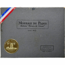 France, Coffret 1 c. à 10 frs., 1972, MDP, série FDC, MS(65-70)