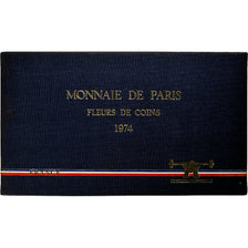 France, Coffret 1 c. à 50 frs., 1974, MDP, série FDC, MS(65-70)