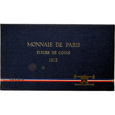France, Coffret 1 c. à 50 frs., 1975, MDP, série FDC, MS(65-70)
