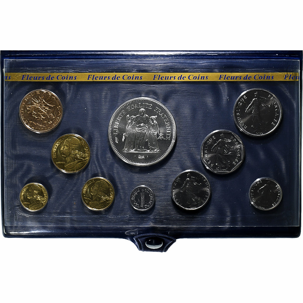 Frankreich, Coffret 1 c. à 50 frs., 1979, MDP, série FDC, STGL