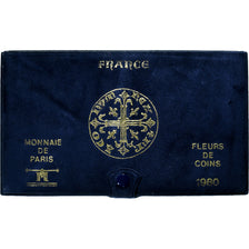 France, Coffret 1 c. à 50 frs., 1980, MDP, série FDC, MS(65-70)